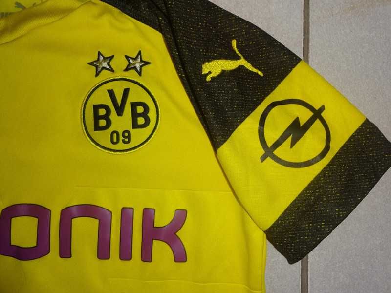Puma Evonik Dortmund BVB 09 Opel koszulka piłkarska sportowa 9-10 lat