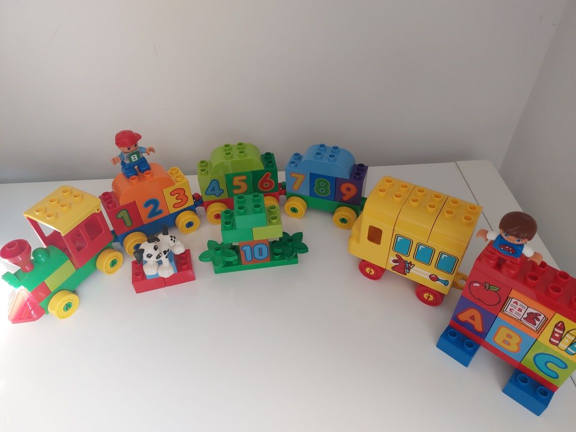 Lego Duplo 10558 + 10615 Pociąg + autobus