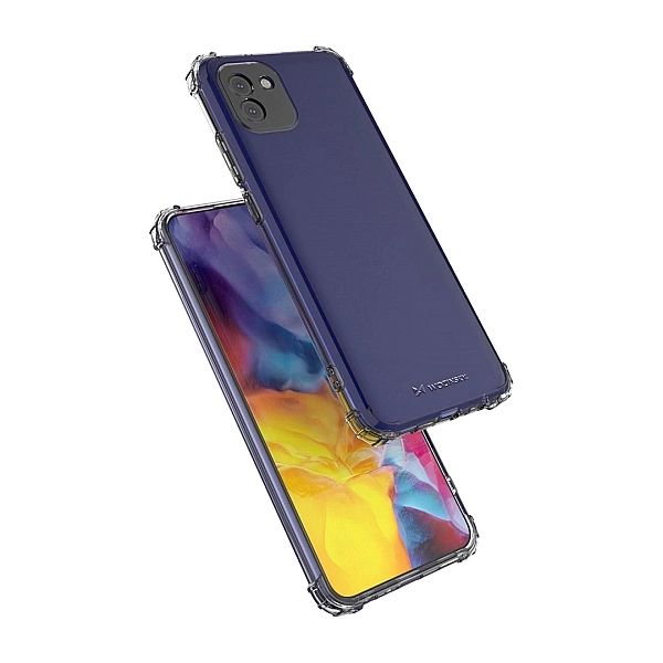 Etui Anti Shock pancerne do Samsung Galaxy A03 przezroczysty