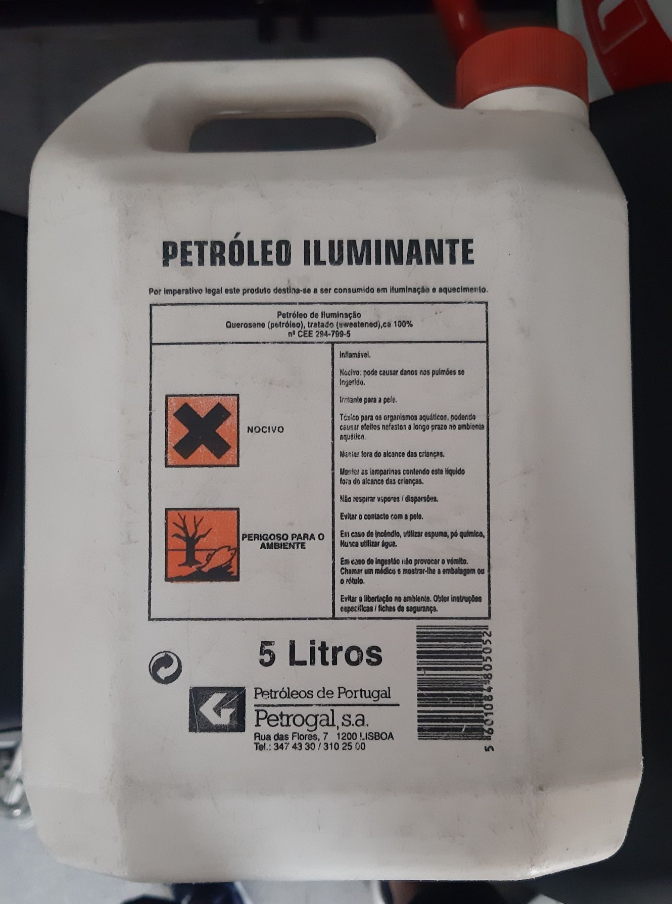 Bidão 5 litros Galp