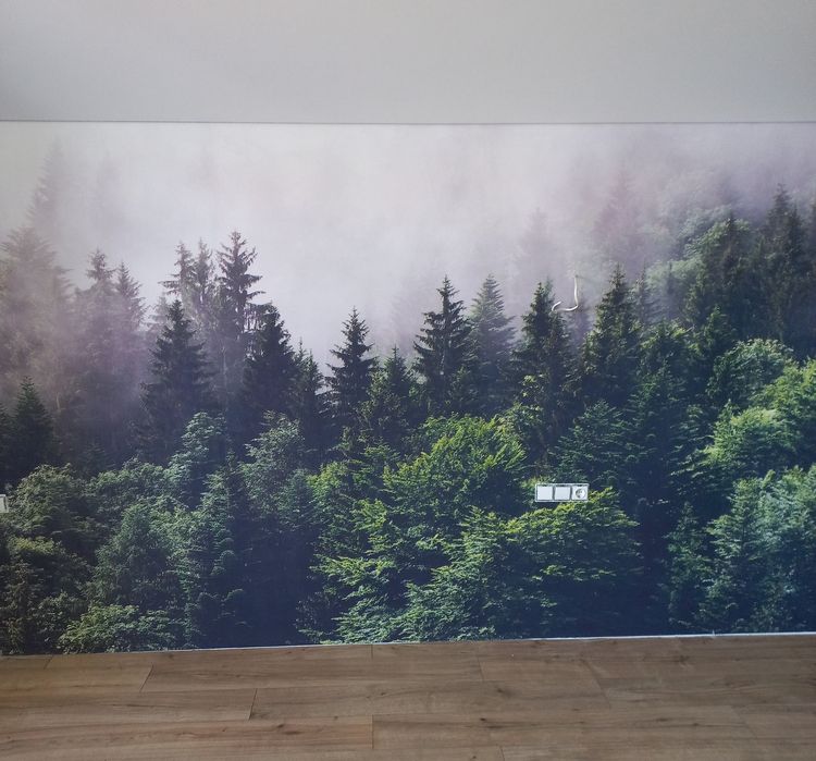 Поклейка фотошпалер