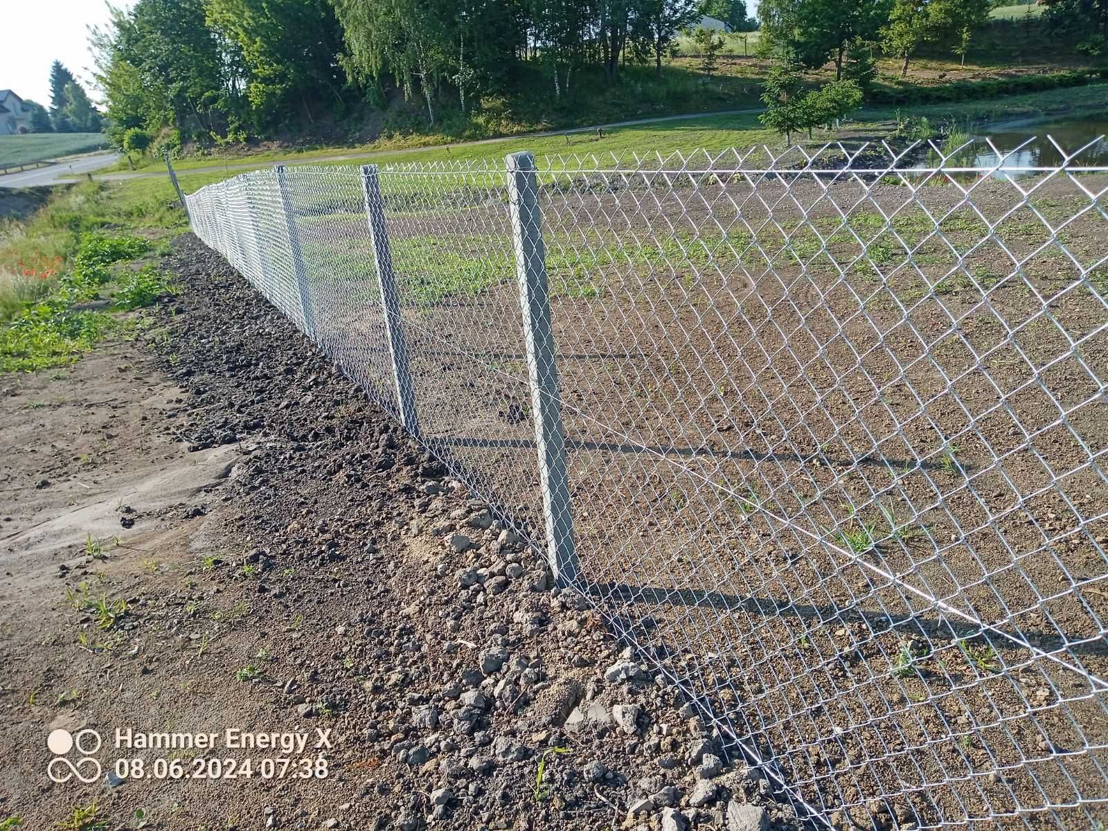 Słupek betonowy 23zł Brutto Producent Siatka leśna Ogrodzenie leśne