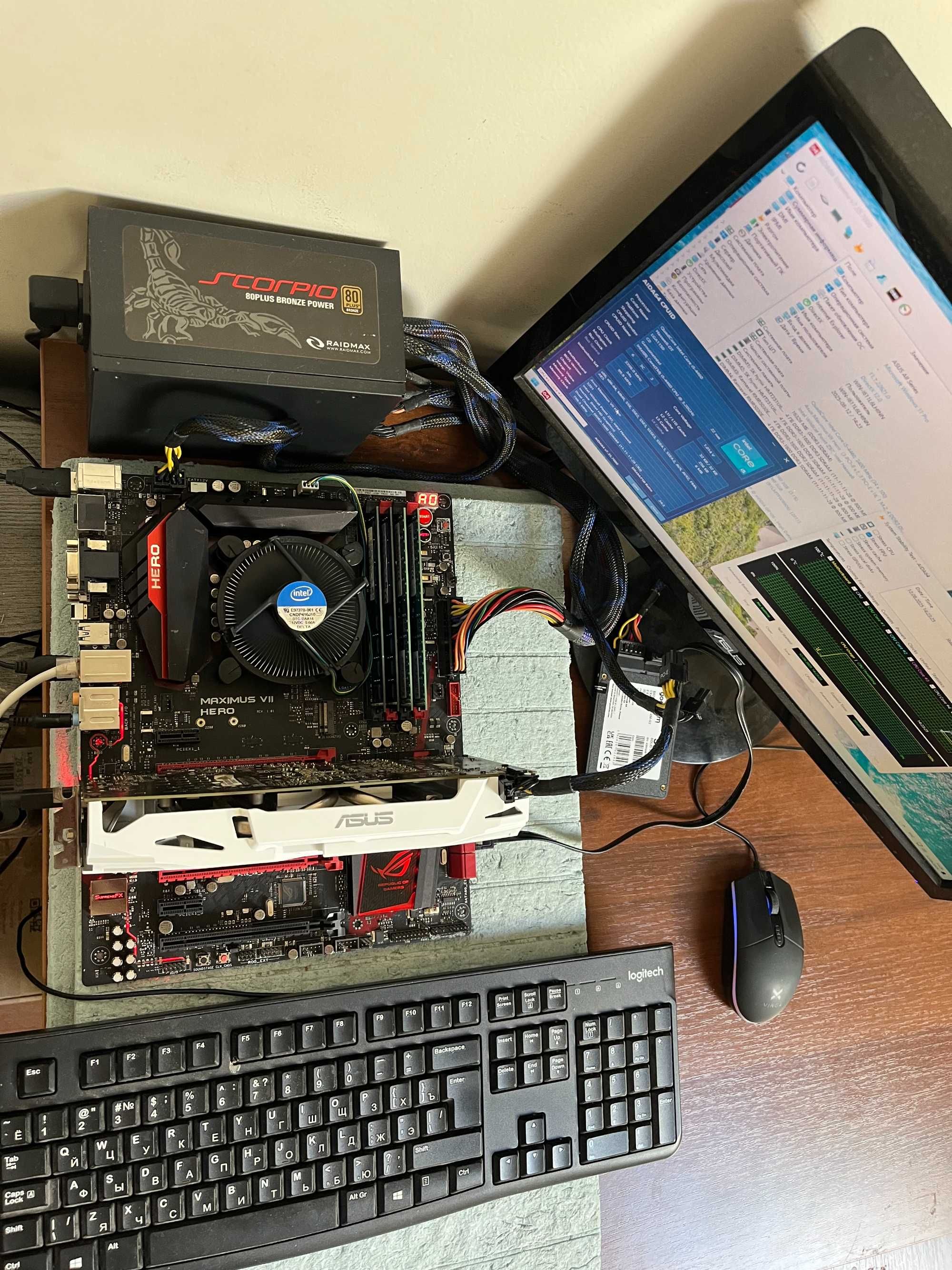 ТОП! Материнская плата ASUS MAXIMUS VII HERO s1150 DDR3 XEON Support
