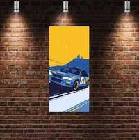 Baner plandeka Subaru 150x60cm wrx sti gt wrc evo