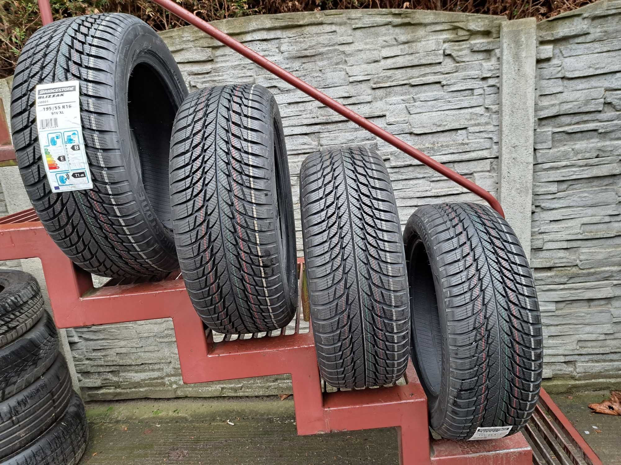 4 Opony NOWE zimowe 195/55 R16 Bridgestone Montaż i wyważanie Gratis!