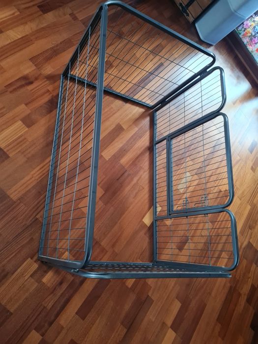 Metalowy solidny kojec dla psa