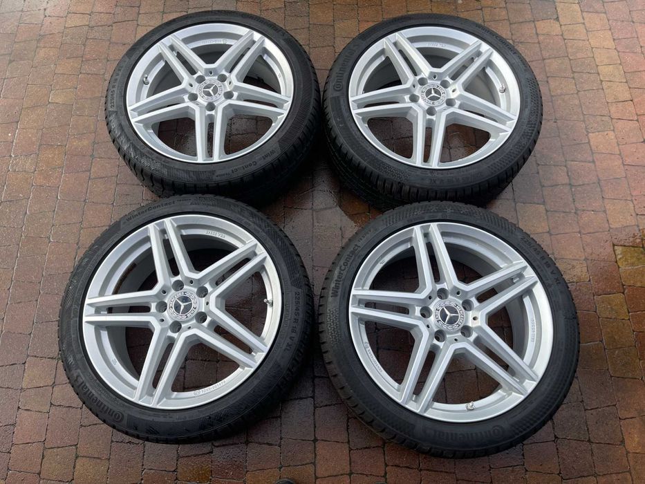 3983. Koła zimowe Mercedes GLA GLB GLK 5x112 235/55/18 Michelin