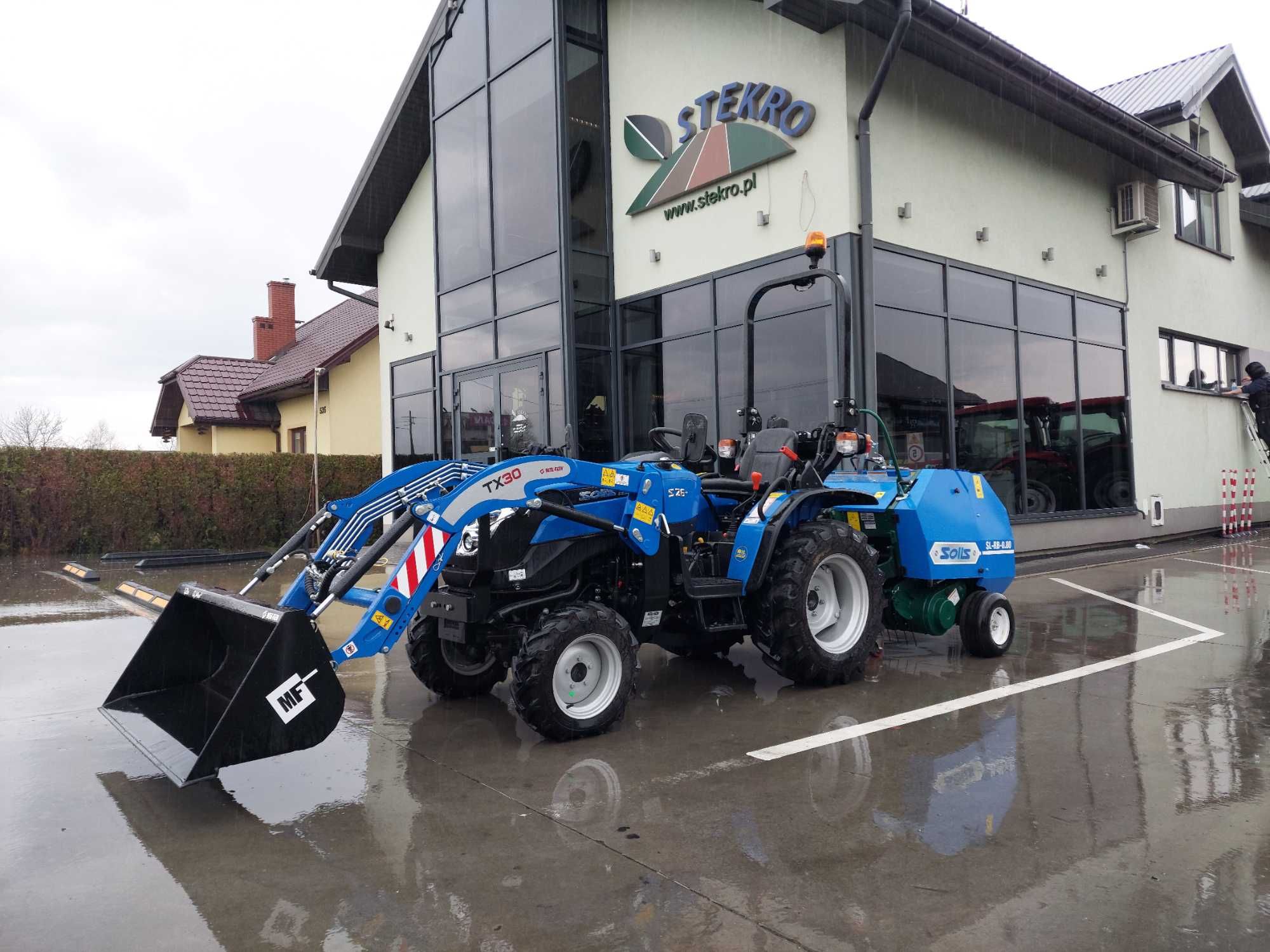 Mini prasa rolująca SOLIS SL-RB-0.8 - Prasa zwijająca Solis
