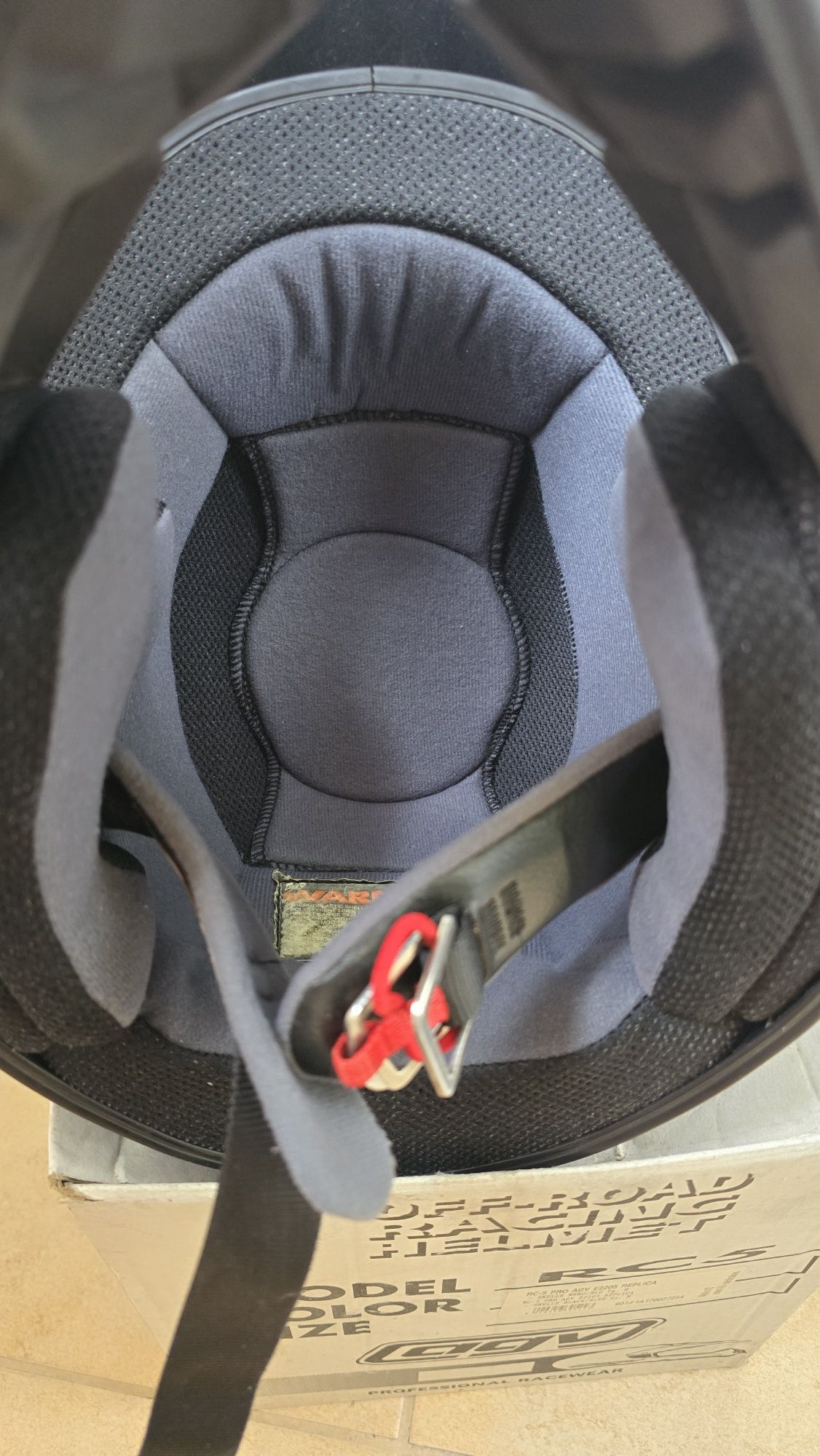 Capacete AGV RC5 tam. M Com óculos