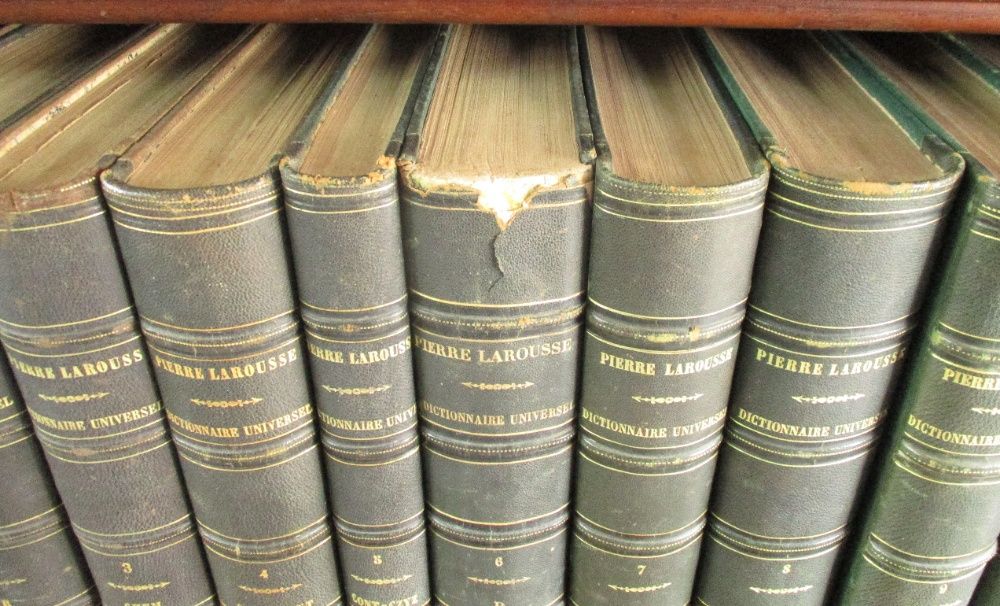 Colecção 15 volumes "Pierre Larousse Dictionnaire Universel" séc. XIX