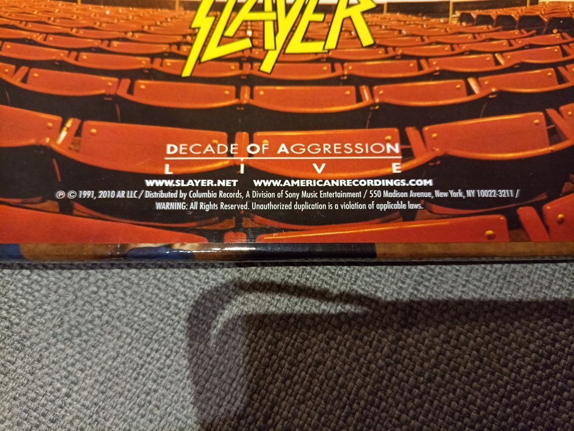 Slayer - Decade Of Aggression live 2 lp winyle 180 gram