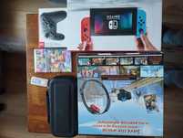 Nintendo switch plus Ring 2 gry pad zestaw