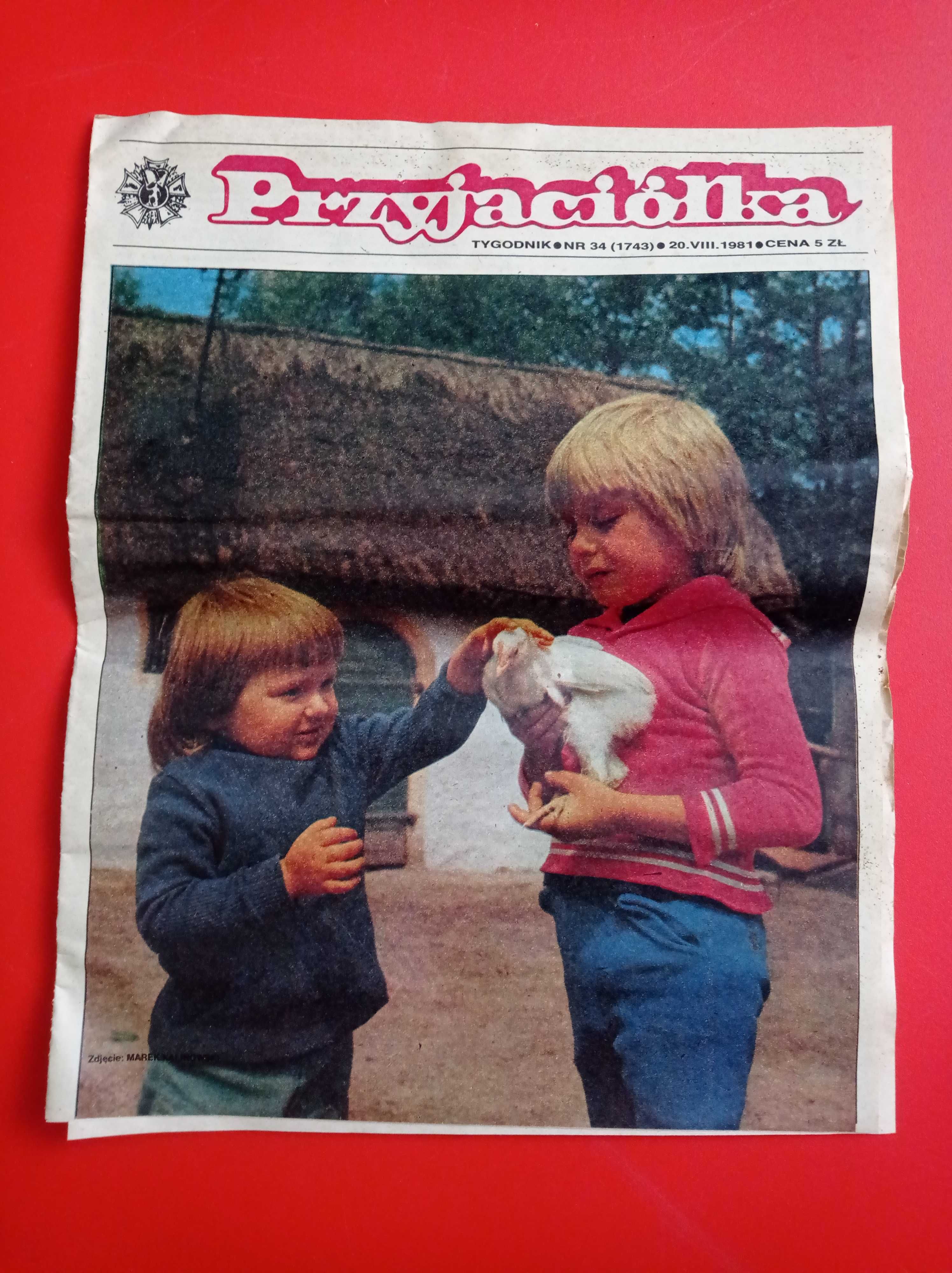 Przyjaciółka tygodnik, nr 34, 20 sierpnia 1981