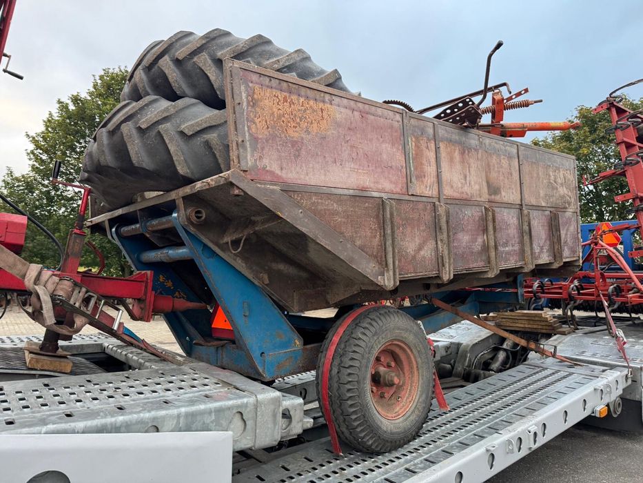 Przyczepa tandem 8 ton wysokiego wywrotu