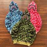 Bluza Z Kapturem Bape Shark A Bathing Ape Niebieska/Różowa/Zielona