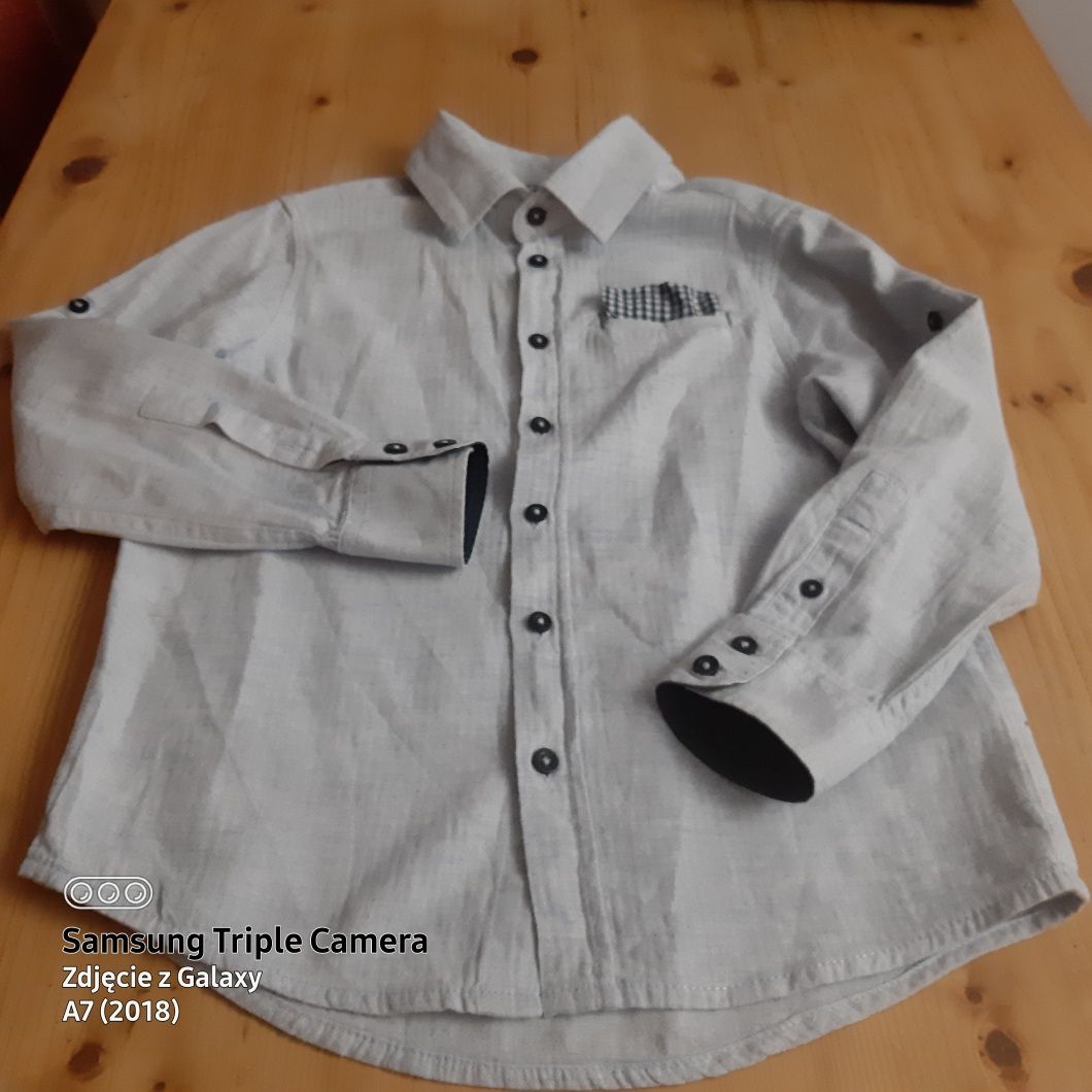Koszula Tom Tailor 116- 122 ,bawełna,długi rękaw.