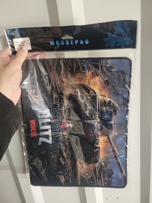 Коврик для мишки комп'ютерний world of tanks тканинний