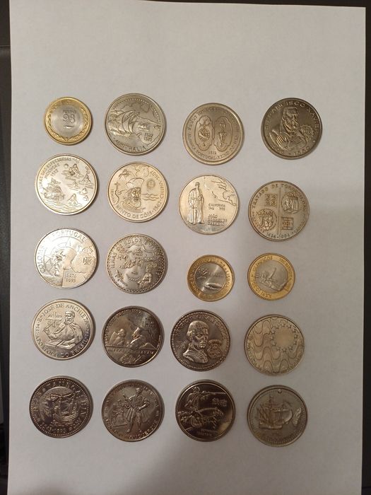 Moedas de 200,00 escudos em prata