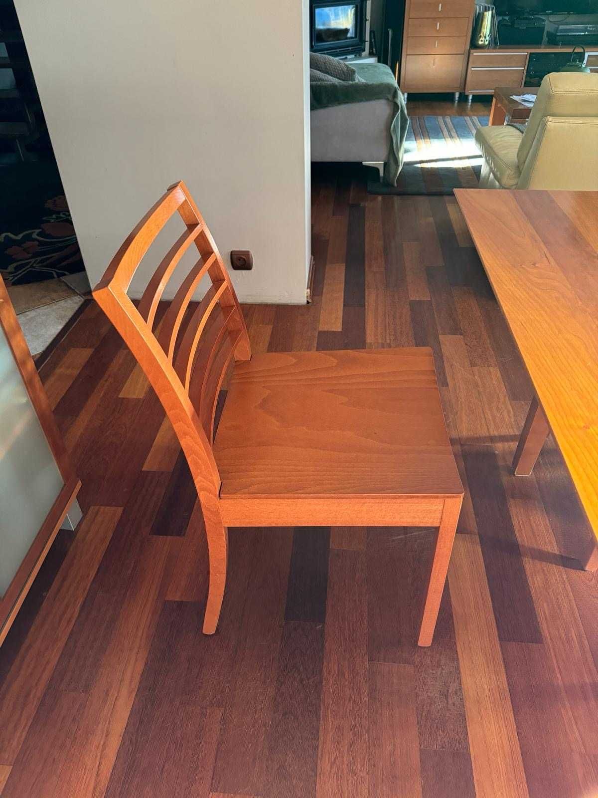 Krzesła włoskie Calligaris - drewniane - 8 szt. Cena za 1 szt.
