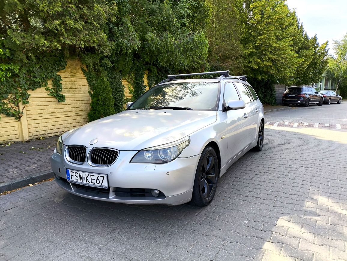 BMW E61 2.5D skóra,Automat,el.,Aluski,Panorama