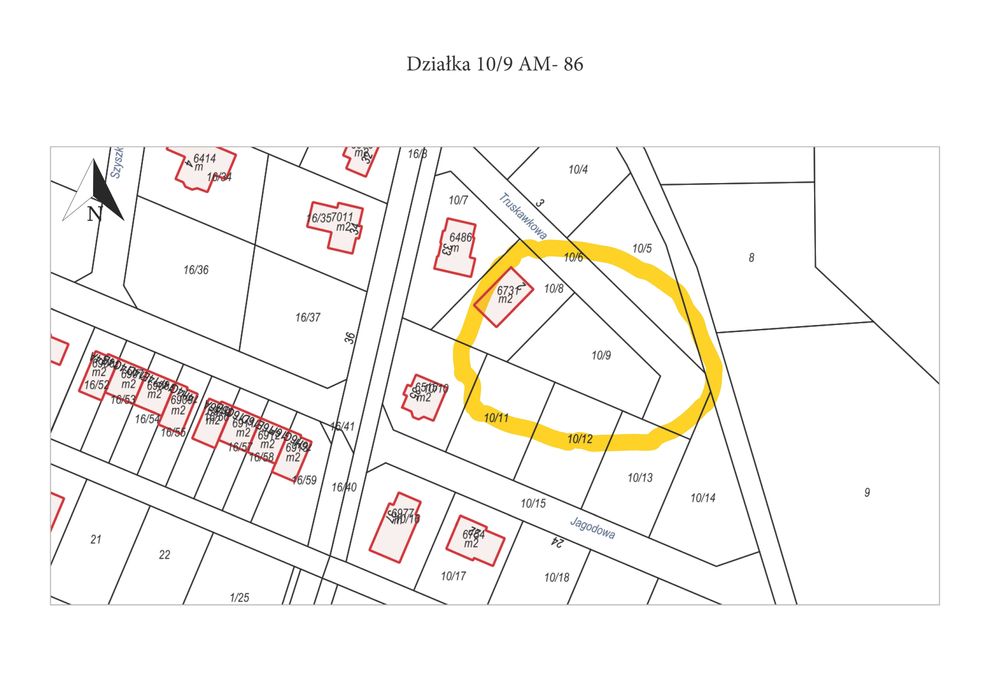 Działka budowlana 830 mkw w Oławie, Nowy Otok