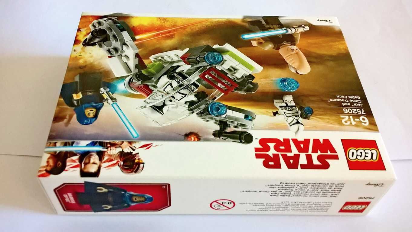 Lego Star Wars 75206 Jedi and Clone Troopers Battle Pack selado