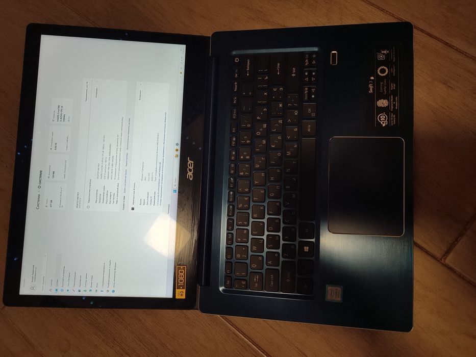 Acer Swift SF314-52 ssd 512gb / 8gb озу / i5 8250