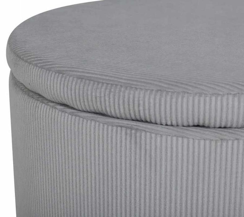 NOWA DUŻA PUFA Venture Home Puf Dunken Sztruksowy Otwierana Sztruks