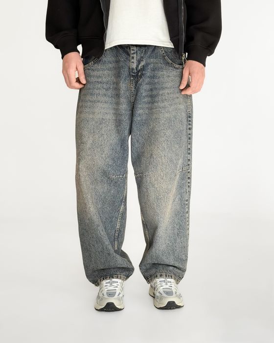 Джинси чоловічі baggy jeans, широкие джинсы мужские реп rap sk8 ск8 L