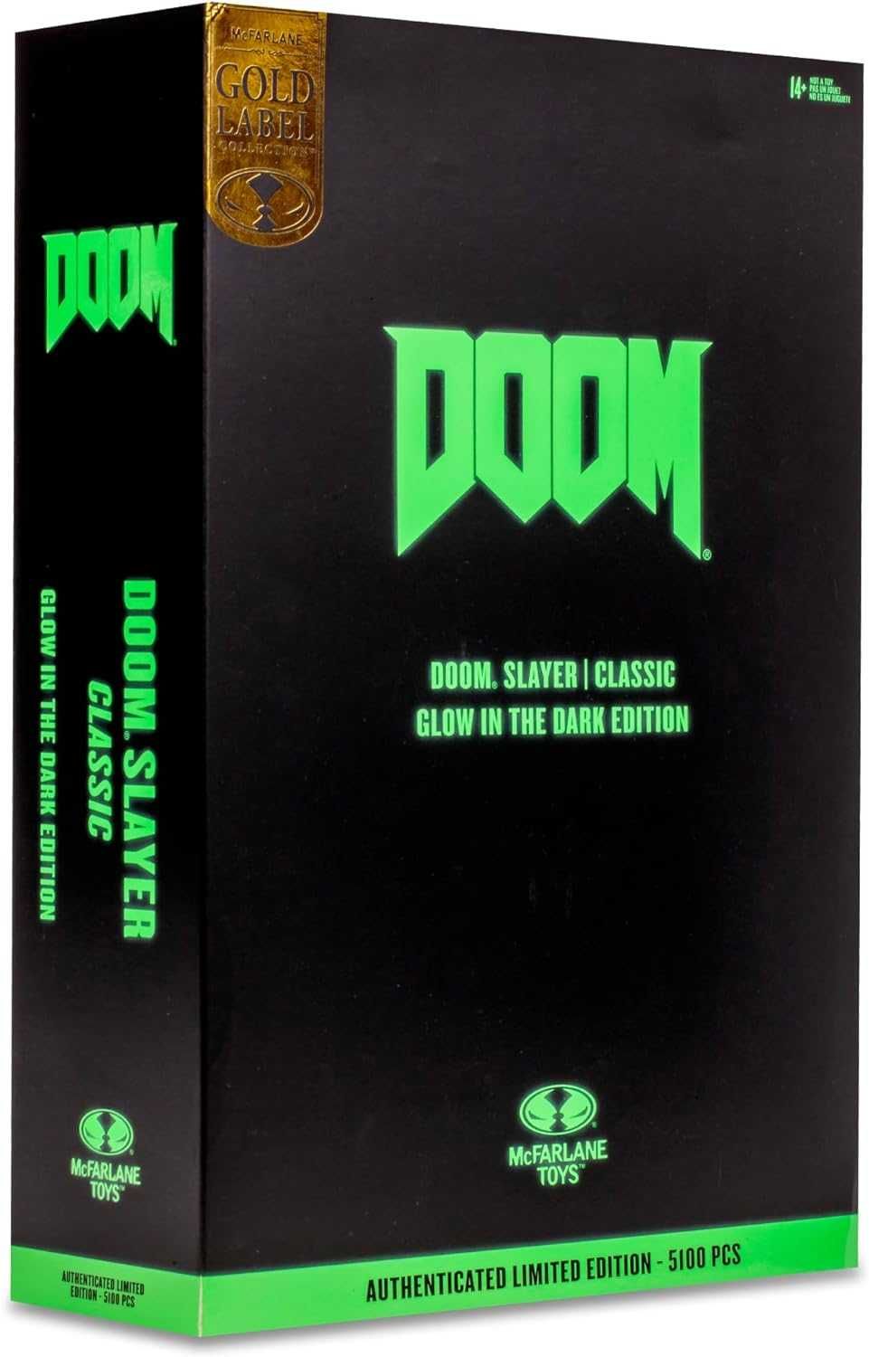 Фігура McFarlane Doom Slayer Gold Label Glow in the dark edition