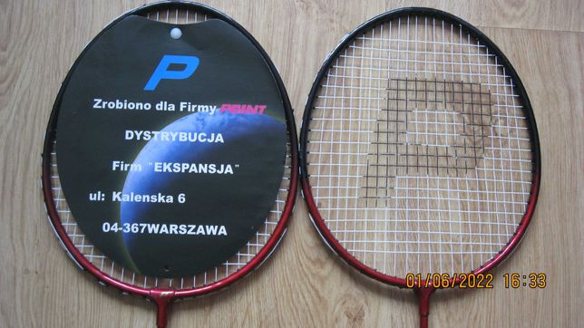 Paletki do badmintona firmy POINT PRO