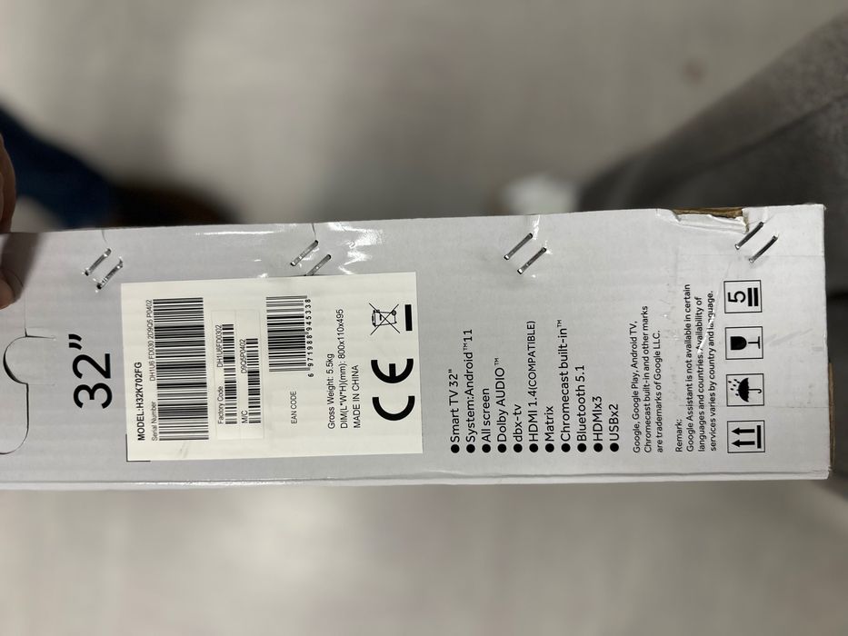 Televisão nova HAIER 32"