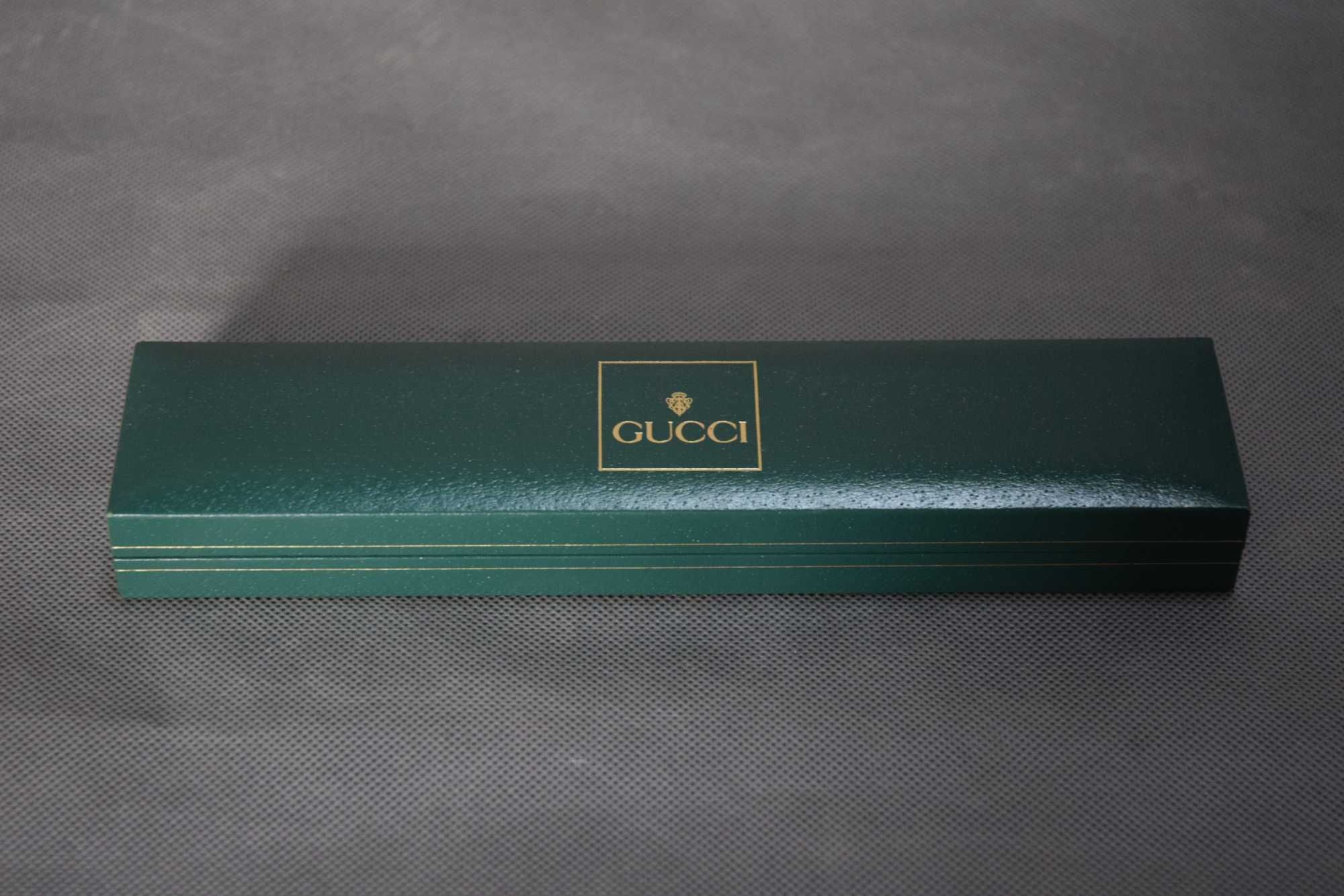 Oryginalne pudełko Gucci na bransoletkę lub zegarek zielone