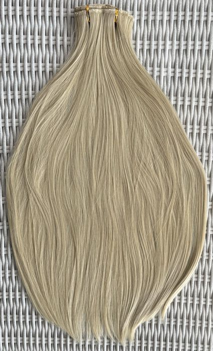 Naturalny blond ( zimny odcień ) włosy doczepiane clii in