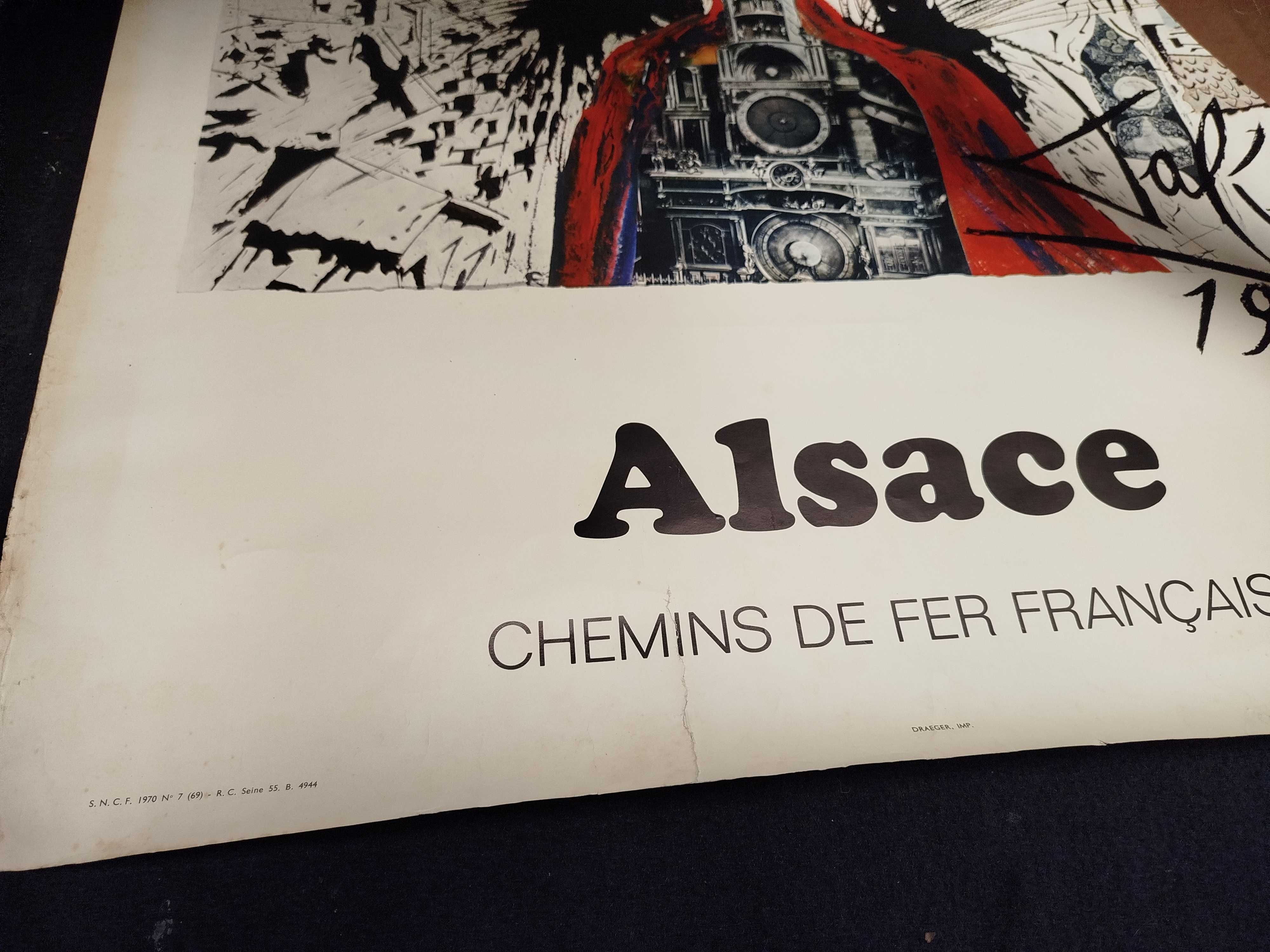 Posters Originais Sindicato dos Caminhos de Ferro Franceses anos 70