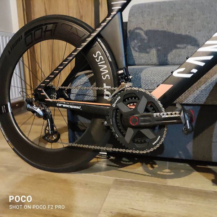 Canyon Speedmax CF SLX Ultegra Di2  rozm M Ceramic Speed  Pomiar mocy
