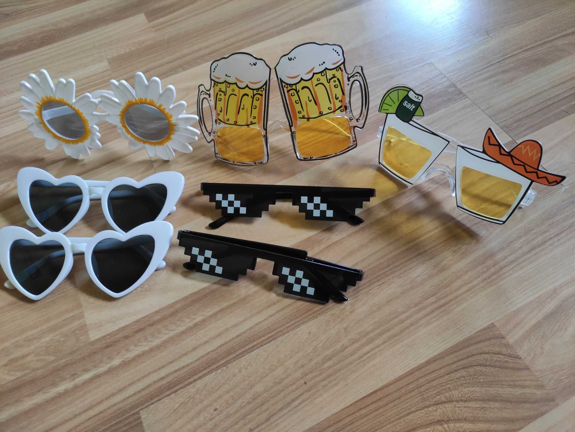 Zestaw gadżetów do zdjęć opaski i okulary
