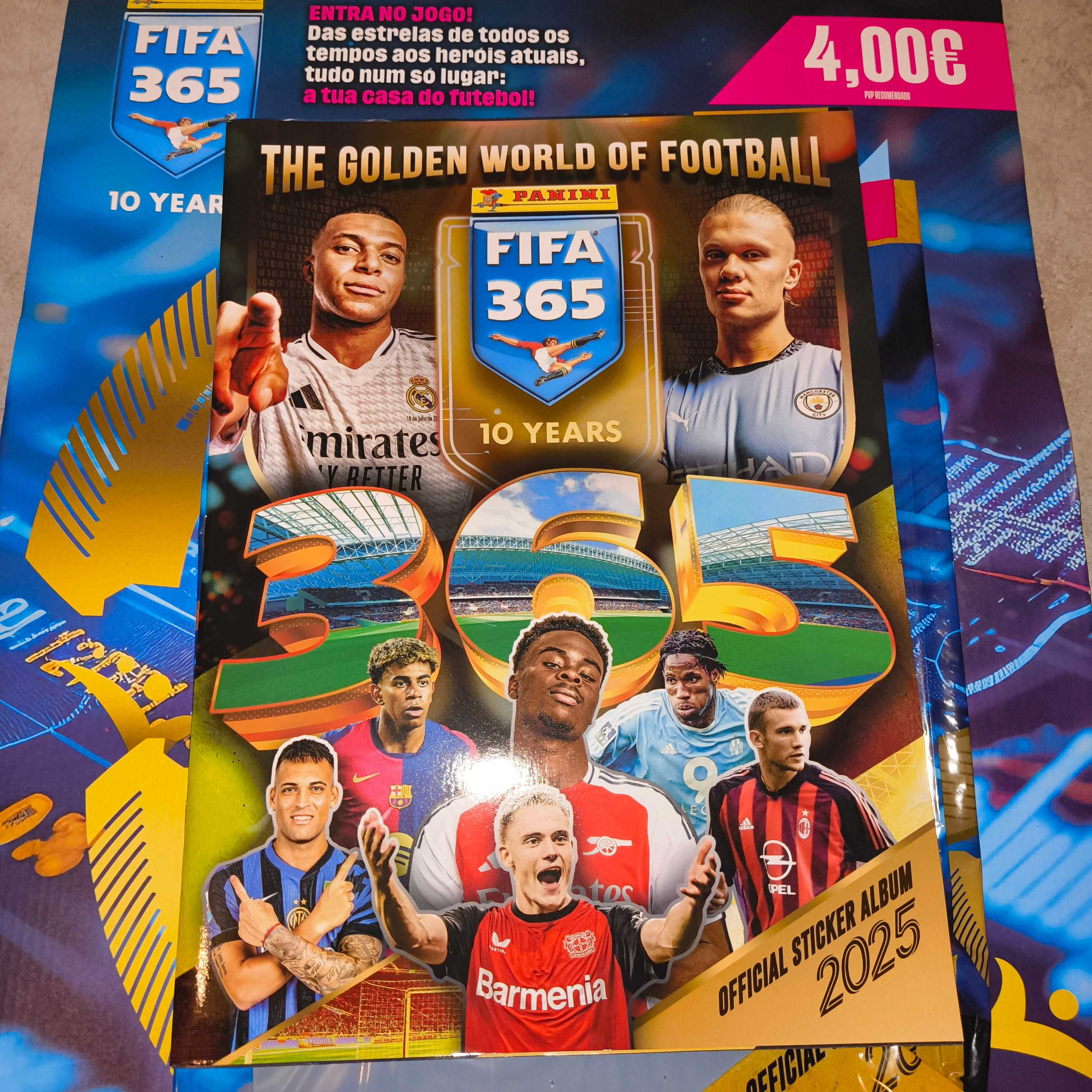 Caderneta Cromos Fifa 365, 2025 10 Years