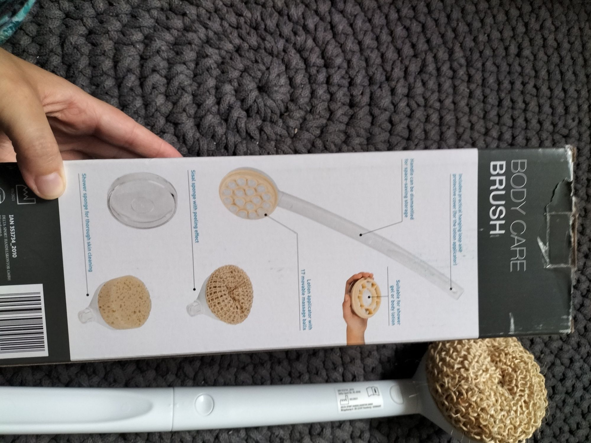 Szczotka do pielęgnacji ciała/ body care brush LIDL nowe