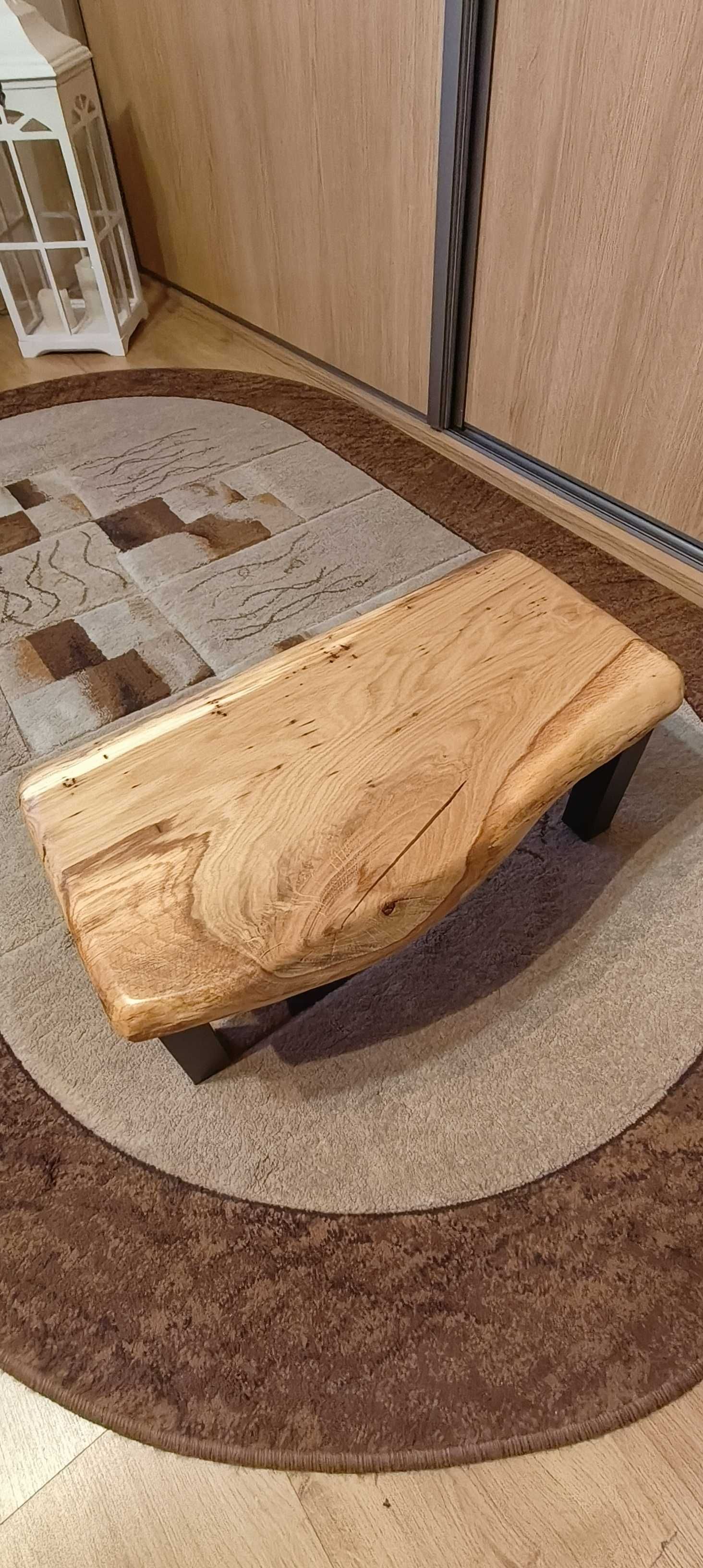 Taboret, krzesło, podnóżek, dąb natura.