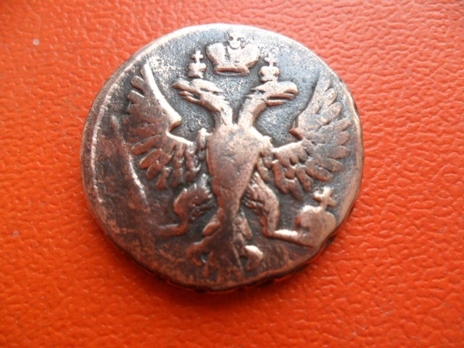 монета денга 1748 года