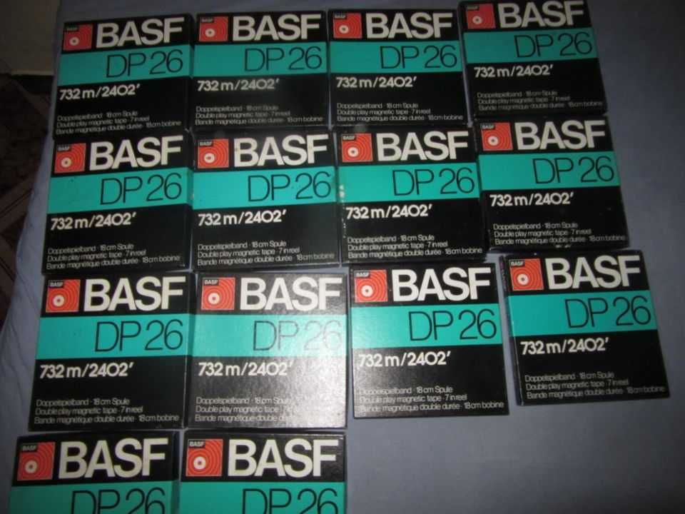 Taśmy szpulowa taśma szpulowa Basf czarne DP26 18 cm