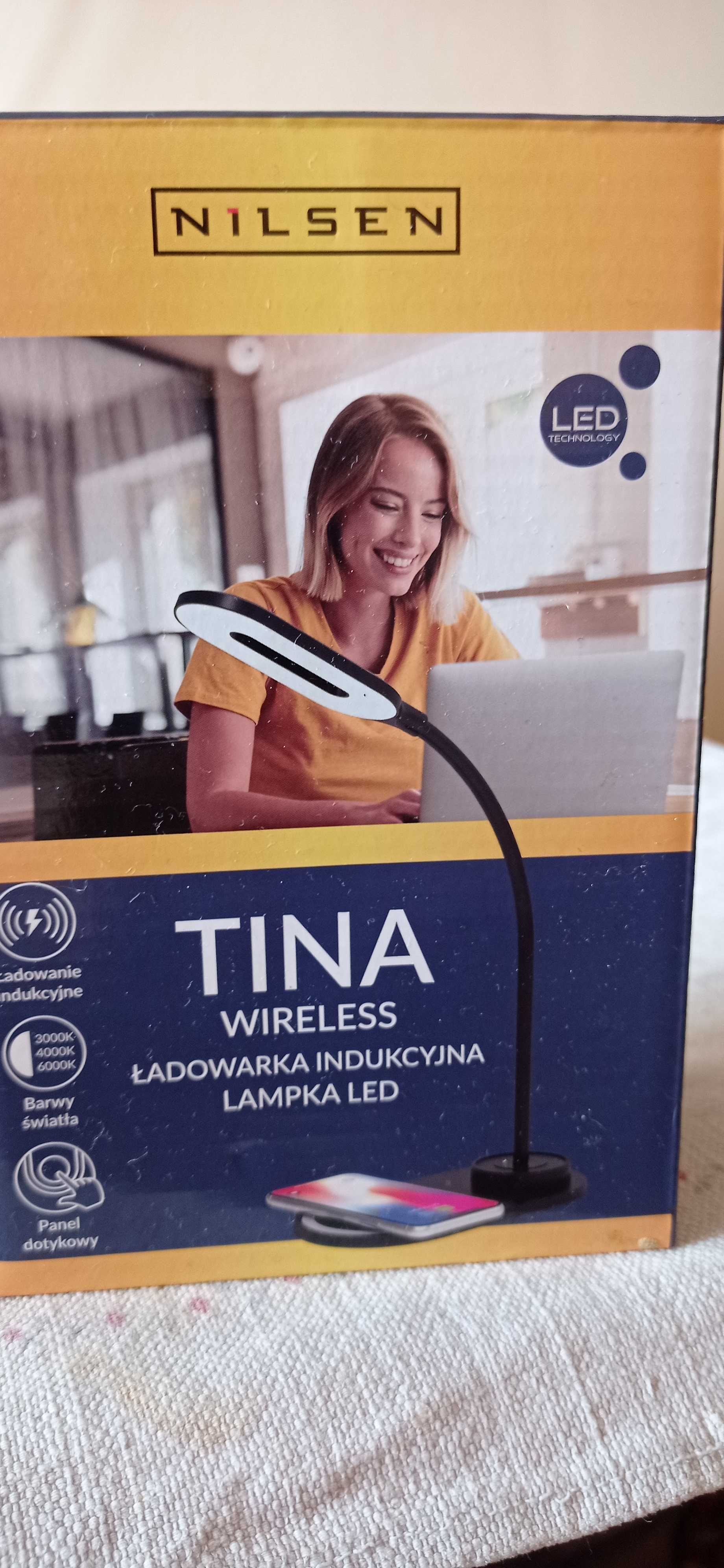 Lampka LED, ładowarka indukcyjna TINA