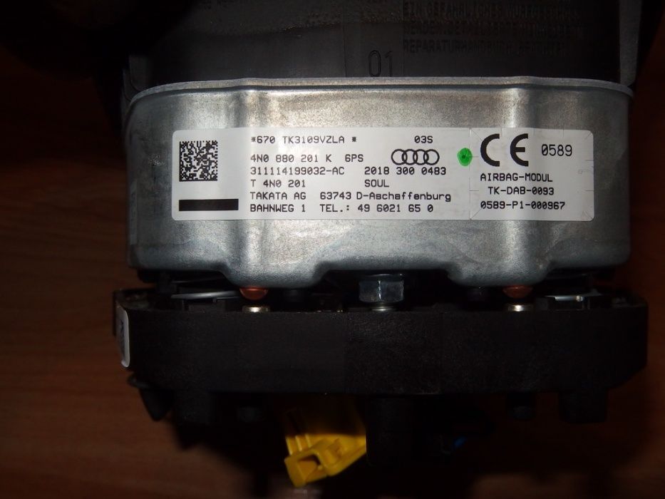 Airbag kierowcy poduszka Audi A6 4K A7 4K8 A8 4N SOUL