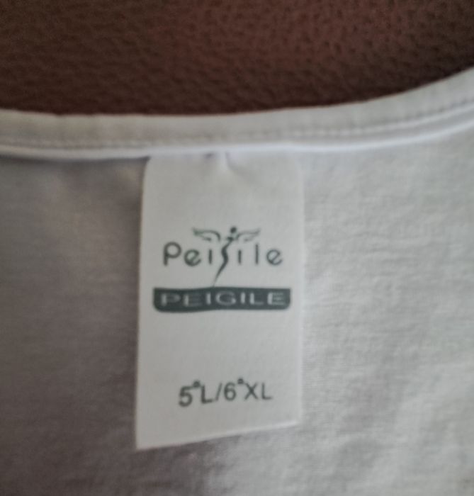 biały bawełniany top