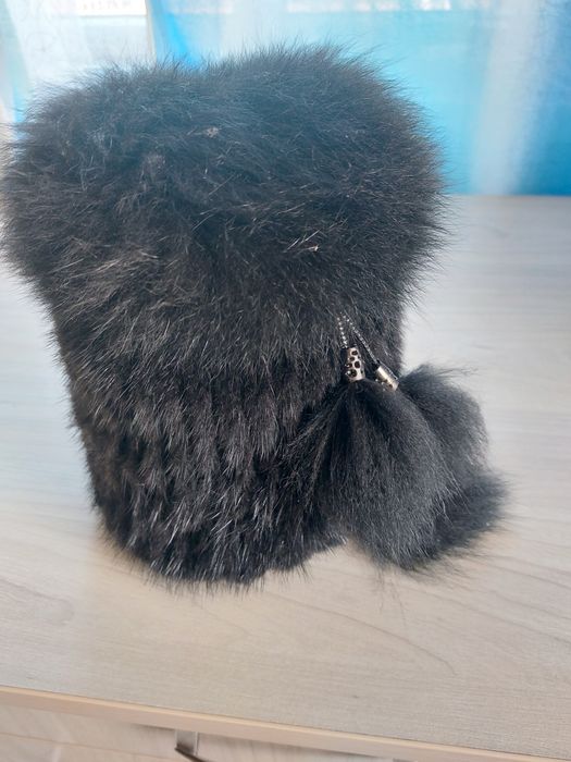 Норковая женская шапка