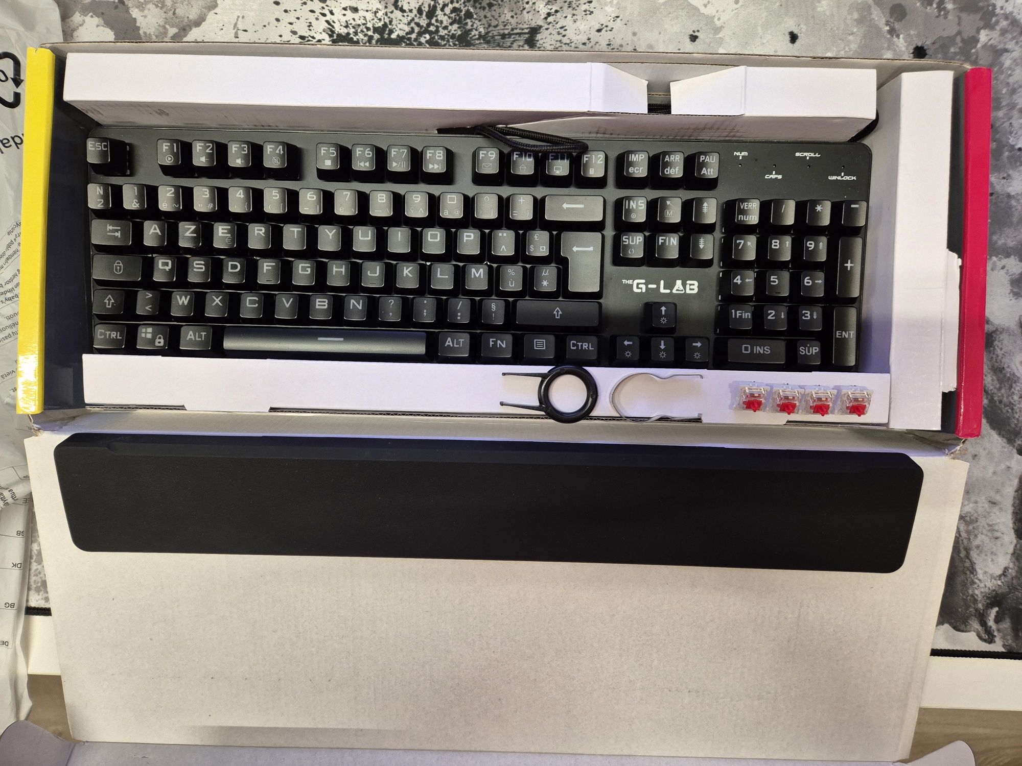 Ігрова дротова механічна клавіатура The G-lab Keyz-Rubidium