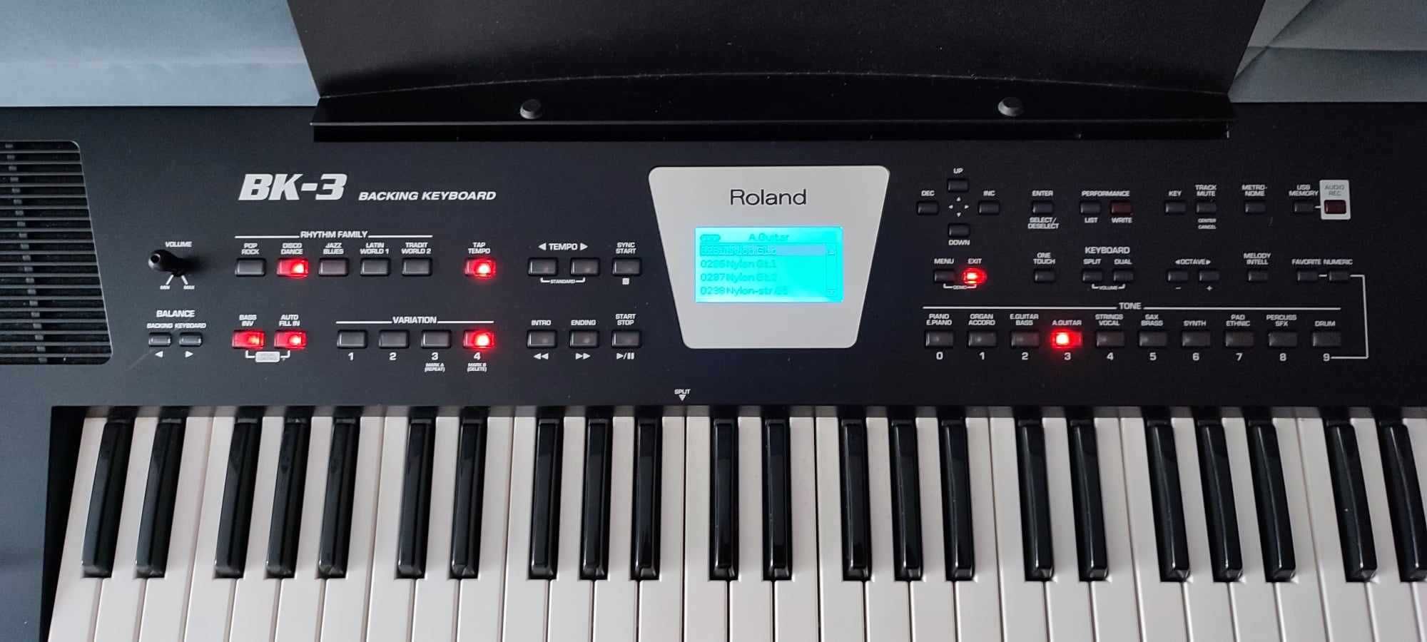 Roland BK-3. Keyboard ,klawisz ,Stan bdb