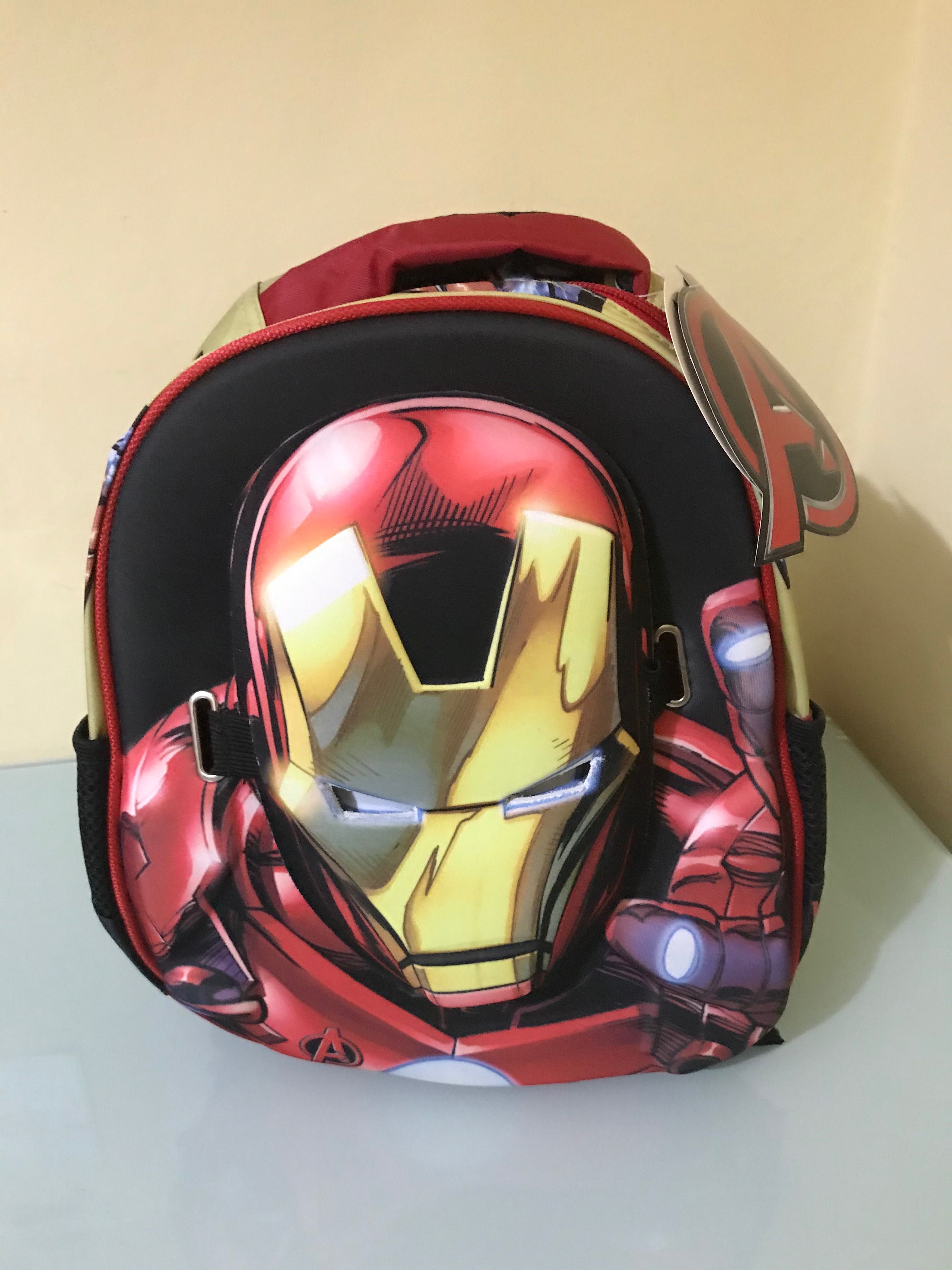 Mochila Homem de ferro com máscara NOVA