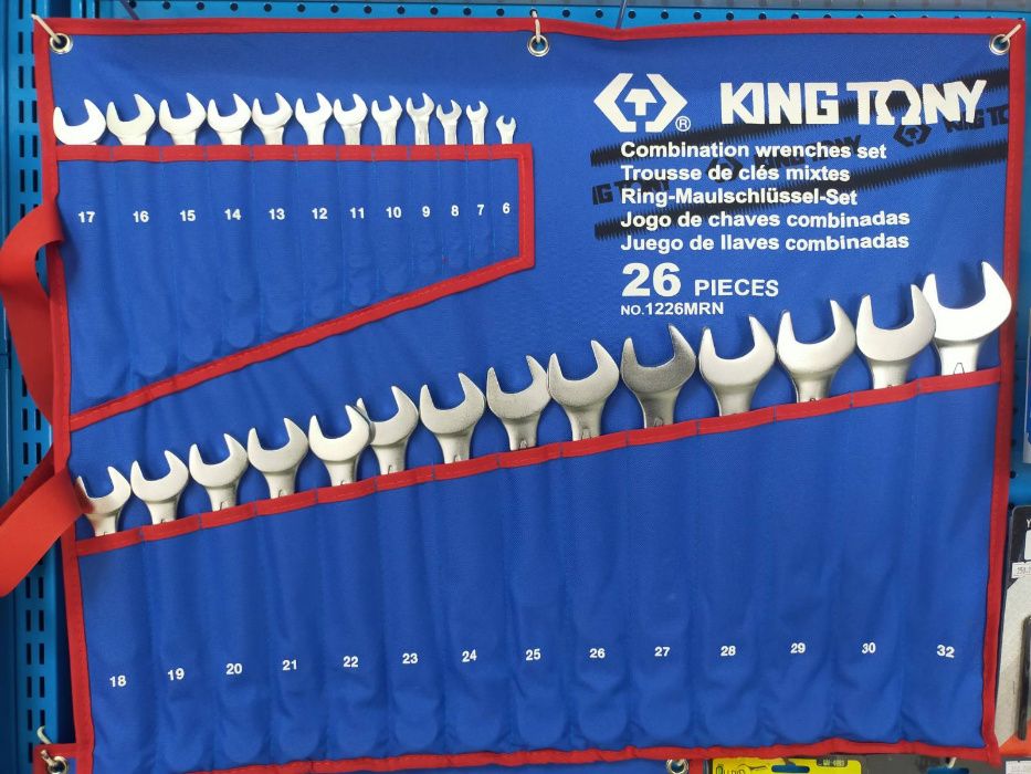 Професійний набір комбінованих ключів KING TONY 6-32 мм (26 штук_